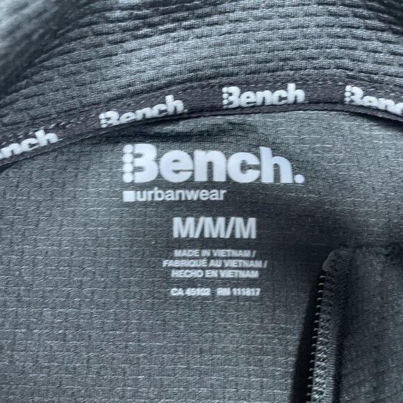 Bench Urbanwear Full-Zip Mens Black Jacket Size M a1252 - Picture 2 of 8